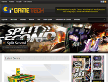 Tablet Screenshot of gametech.com.br
